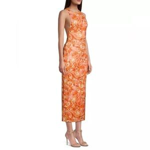 Hansen & Gretel NWT Orange Print Silvie Dress